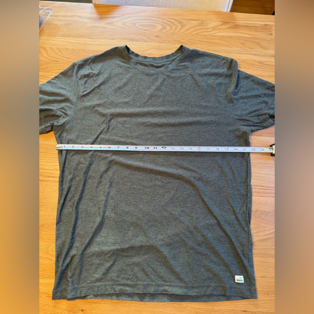 Vuori Strato tech tee balsam heather large